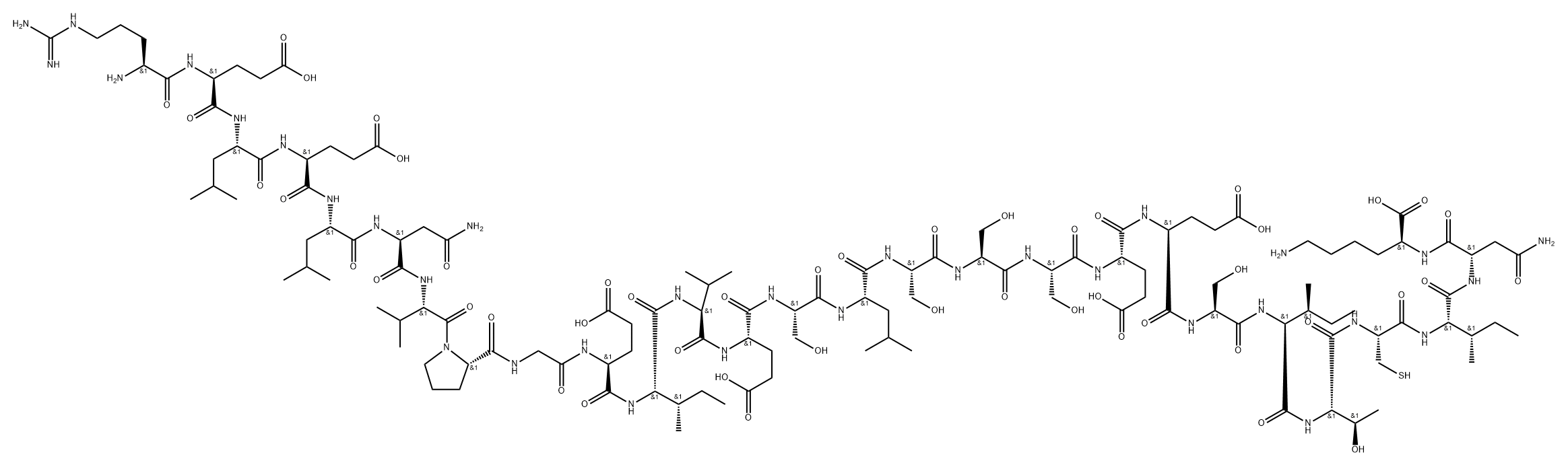 Casein phosphopeptide H Struktur