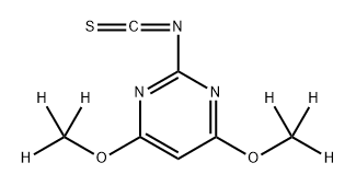 Pyrimidine, 2-isothiocyanato-4,6-di(methoxy-d3)-|4,6-二甲氧基-2-异硫氰酸根合嘧啶-[D6](DMPITC-[D6])