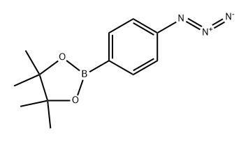 1,3,2-Dioxaborolane, 2-(4-azidophenyl)-4,4,5,5-tetramethyl- Struktur
