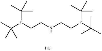 Bis(2-(di-tert-butylphosphino)ethyl)amine hydrochloride Structure