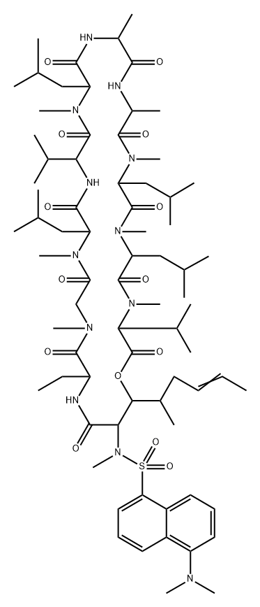dansylisocyclosporin A Struktur
