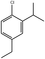 1-chloro-4-ethyl-2-isopropylbenzene Structure