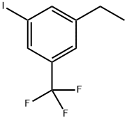 1-ethyl-3-iodo-5-(trifluoromethyl)benzene Structure