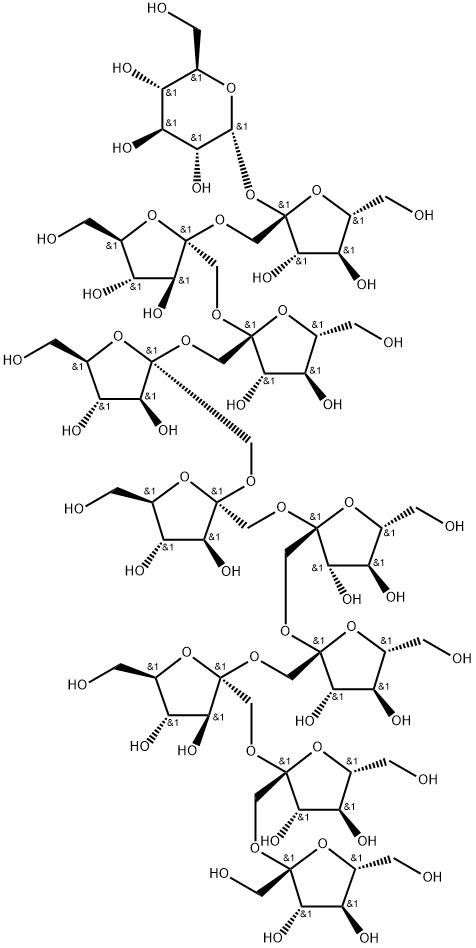 Fructo-oligosaccharide DP11/GF10 Struktur