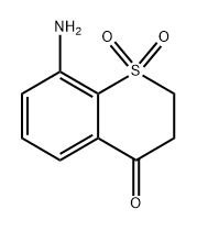 8-aminothiochroman-4-one 1,1-dioxide Structure
