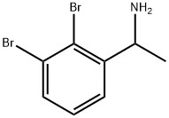 1-(2,3-dibromophenyl)ethan-1-amine 结构式