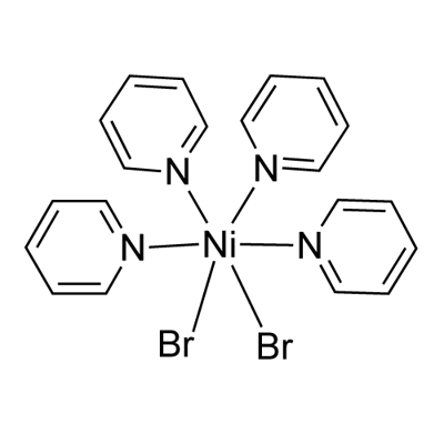 Dibromotetrakis(pyridine)nickel Struktur