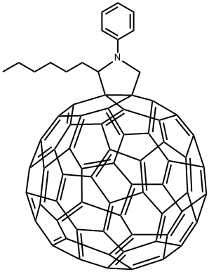 N-Phenyl-2-hexyl[60]fulleropyrrolidine|2'-己基-1',5'-二氢-1'-苯基-2'H-[5,6]富勒烯-C60-IH-[1,9-C]吡咯