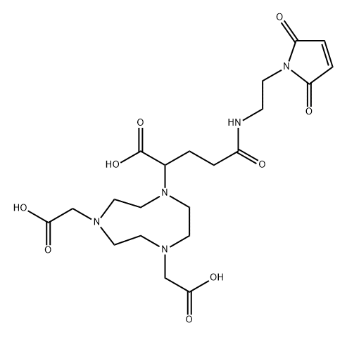 1H-1,4,7-Triazonine-1,4,7-triacetic acid, α1-[3-[[2-(2,5-dihydro-2,5-dioxo-1H-pyrrol-1-yl)ethyl]amino]-3-oxopropyl]hexahydro-|NOTA-GA-马来酰亚胺