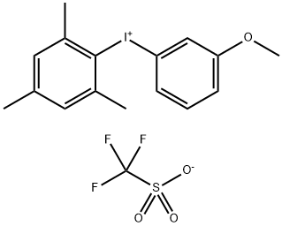 Iodonium, (3-methoxyphenyl)(2,4,6-trimethylphenyl)-, 1,1,1-trifluoromethanesulfonate (1:1)