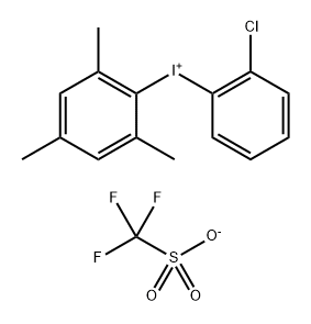 Iodonium, (2-chlorophenyl)(2,4,6-trimethylphenyl)-, 1,1,1-trifluoromethanesulfonate (1:1)|(2-氯苯基)(2,4,6-三甲基苯基)三氟甲磺酸碘98.00%