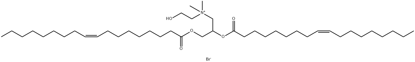 1-Propanaminium, N-(2-hydroxyethyl)-N,N-dimethyl-2,3-bis[[(9Z)-1-oxo-9-octadecen-1-yl]oxy]-, bromide (1:1)|化合物 DORI