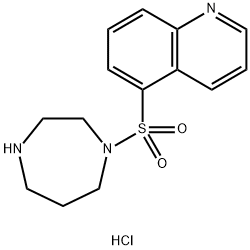 Quinoline, 5-[(hexahydro-1H-1,4-diazepin-1-yl)sulfonyl]-, hydrochloride (1:1) Struktur