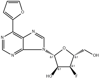 6-(Furan-2-yl)purine-beta-D-(3'-deoxy-3'-fluoro)riboside|化合物 6-(FURAN-2-YL)PURINE-BETA-D-(3'-DEOXY-3'-FLUORO)RIBOSIDE