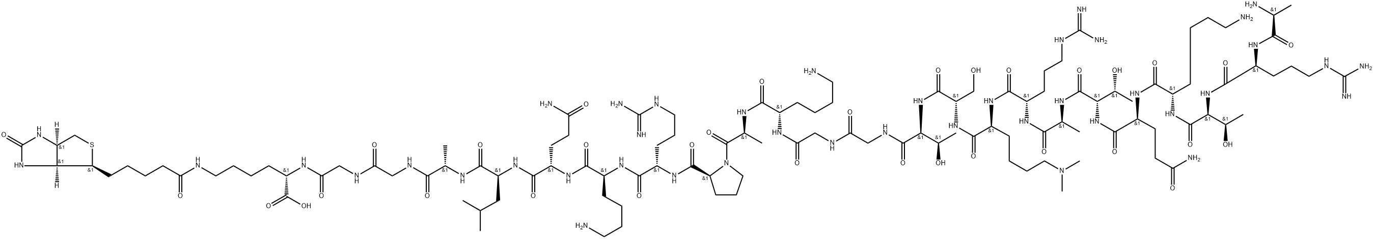 (Lys(Me)2)-Histone H3 (1-21)-Gly-Gly-Lys(biotinyl)|