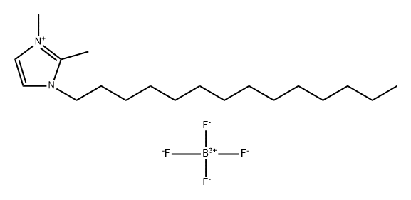 1H-Imidazolium, 1,2-dimethyl-3-tetradecyl-, tetrafluoroborate(1-) (1:1)|1-十四烷基-2,3-二甲基咪唑四氟硼酸盐