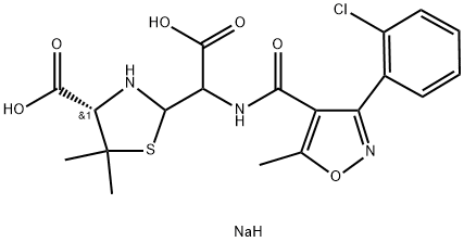 Cloxacillin Sodium EP Impurity A Struktur