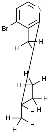 4-Bromo-[2-(sec-butyl)-3-methyl-d12]-pyridine Structure