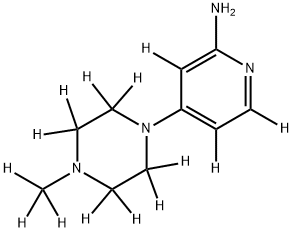 2-Amino-4-[(N-methylpiperazin-1-yl)pyridine-d14]|
