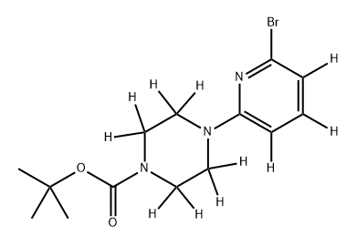2-Bromo-6-{N-Boc-[(piperazin-1-yl)pyridine-d11]}|