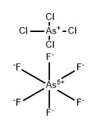 Arsenic(1+), tetrachloro-, (T-4)-, hexafluoroarsenate(1-) (9CI)