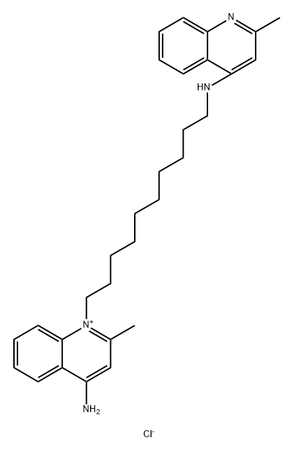 Quinolinium, 4-amino-2-methyl-1-[10-[(2-methyl-4-quinolinyl)amino]decyl]-, chloride (1:1)|地喹氯铵EP杂质B