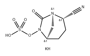 sulphuric acid, mono[(lR,25,5R)-2-cyano-7-oxo-l,6- diazabicyclo[3.2.1]oct-6-yl] ester, potassium salt (1: 1) Structure
