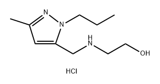 2-{[(3-methyl-1-propyl-1H-pyrazol-5-yl)methyl]amino}ethanol Structure