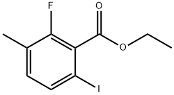 ethyl 2-fluoro-6-iodo-3-methylbenzoate Structure