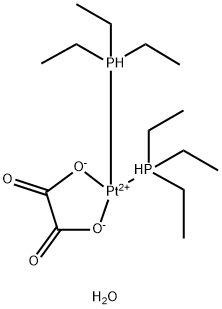 双三乙基膦草酸铂, 207596-31-4, 结构式