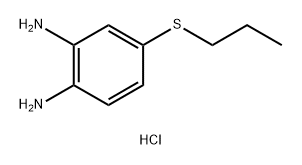 4-(Propylthio)benzene-1,2-diamine dihydrochloride Struktur