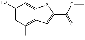 Methyl 4-fluoro-6-hydroxybenzo[b]thiophene-2-carboxylate Structure