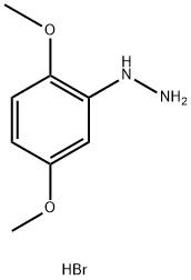 Hydrazine, (2,5-dimethoxyphenyl)-, hydrobromide (1:1) Struktur