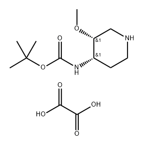 tert-butyl ((3S,4R)-3-methoxypiperidin-4-yl)carbamate hemioxalate|tert-butyl ((3S,4R)-3-methoxypiperidin-4-yl)carbamate hemioxalate