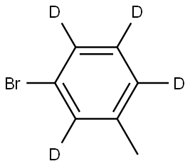 1-bromo-3-methylbenzene-2,4,5,6-d4 Struktur