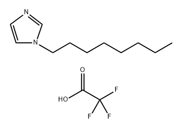 1H-Imidazole, 1-octyl-, 2,2,2-trifluoroacetate (1:1) Struktur