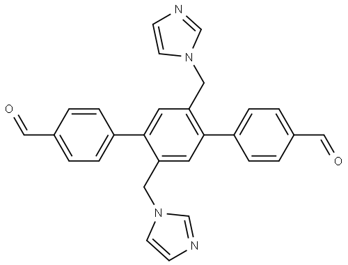 2',5'-bis((1H-imidazol-1-yl)methyl)-[1,1':4',1''-terphenyl]-4,4''-dicarbaldehyde