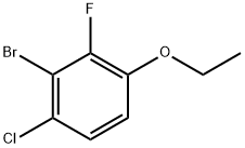 2-Bromo-1-chloro-4-ethoxy-3-fluorobenzene Struktur