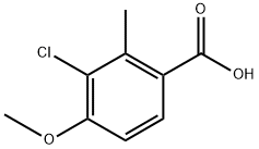 3-Chloro-4-methoxy-2-methylbenzoic acid Structure