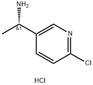 (S)-1-(6-氯吡啶-3-基)乙-1-胺二盐酸盐, 2411591-03-0, 结构式