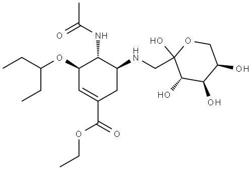 Oseltamivir Impurity 58 Hydrochloride Struktur