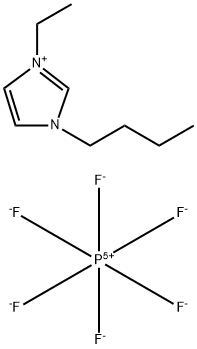 1‐BUTYL‐3‐ETHYLIMIDAZOLIUM HEXAFLUOROPHOSPHATE Struktur