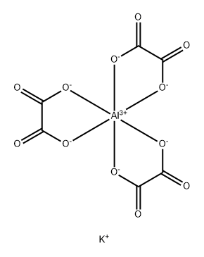 tripotassium tris[oxalato(2-)-O,O']aluminate(3-) Structure