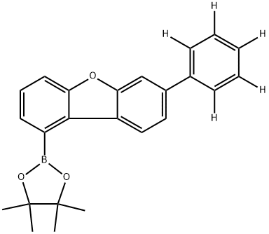 4,4,5,5-tetramethyl-2-(7-(phenyl-d5)dibenzo[b,d]furan-1-yl)-1,3,2-dioxaborolane