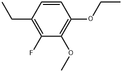 1-Ethoxy-4-ethyl-3-fluoro-2-methoxybenzene Structure