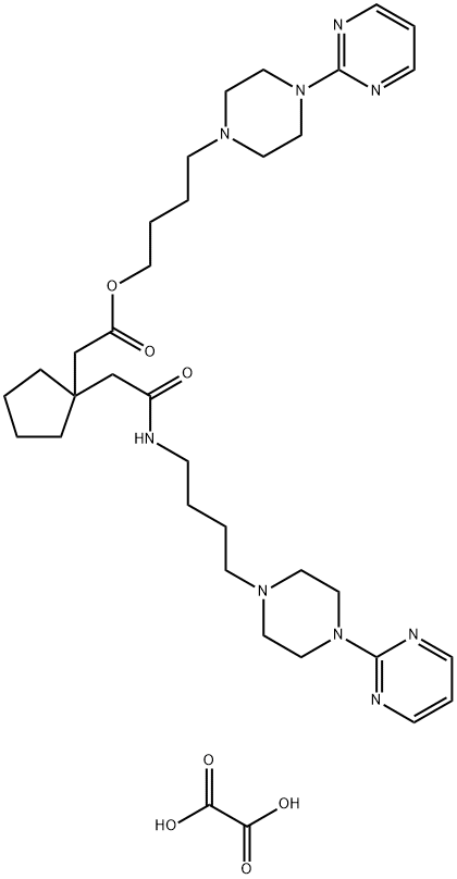 Buspirone Hydrochloride Impurity F as Dioxalate Struktur