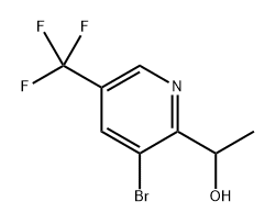 1-(3-Bromo-5-trifluoromethyl-pyridin-2-yl)-ethanol|