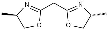 Oxazole, 2,2′-methylenebis[4,5-dihydro-4-methyl-, (4R,4′R)- Struktur