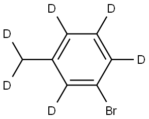 1-bromo-3-(methyl-d2)benzene-2,4,5,6-d4 Struktur