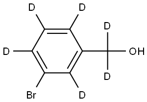 (3-bromophenyl-2,4,5,6-d4)methan-d2-ol Struktur
